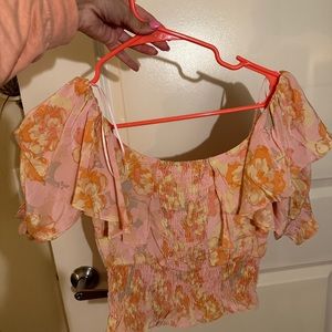 ASTR the Label Cropped Blouse, Size Small, NWOT